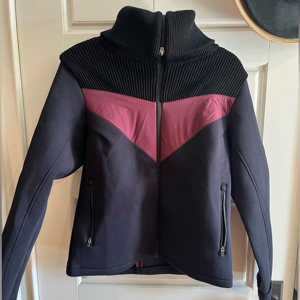 Women's Black and Pink Utility Jacket